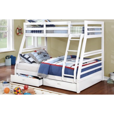 Bunk Bed 39"/54" T-2700 (White)